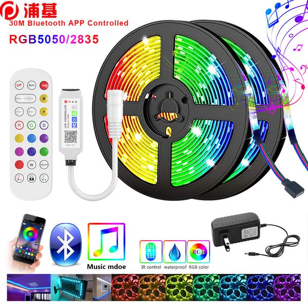 led strip 5050 rgb bluetooth flexible lamp tape ribbon 5m colored led strip light+adapter+phone app controlled
led strip 5050 rgb bluetooth flexible lamp tape ribbon 5m colored led strip light+adapter+phone app controlled
