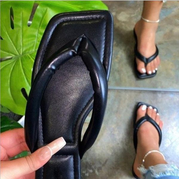 slippers europe and the united states 2021 summer comfortable flat-bottomed sandals plus size ladies flip flops, Black
slippers europe and the united states 2021 summer comfortable flat-bottomed sandals plus size ladies flip flops, Black