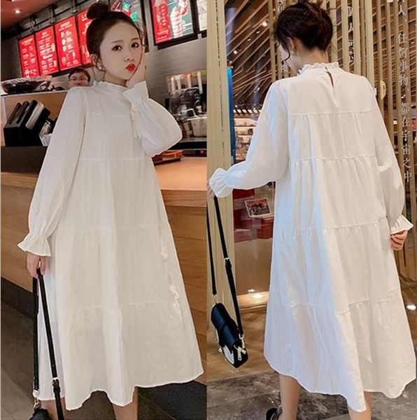 maternity dresses spring cotton long pregnancy dress casual loose clothes for pregnant women autumn 2021 plus size, White
maternity dresses spring cotton long pregnancy dress casual loose clothes for pregnant women autumn 2021 plus size, White