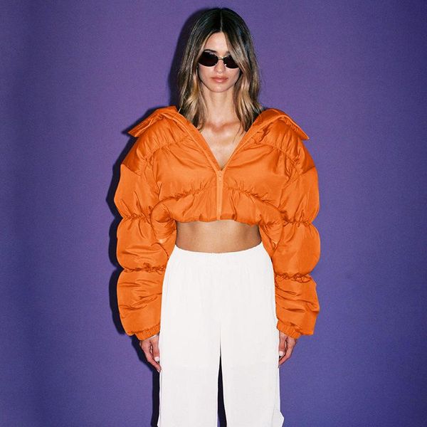 women's jackets autumn winter 2021 women coats fashion long sleeve zipper solid slim thick female casual bread outerwear warm, Black;brown
women's jackets autumn winter 2021 women coats fashion long sleeve zipper solid slim thick female casual bread outerwear warm, Black;brown