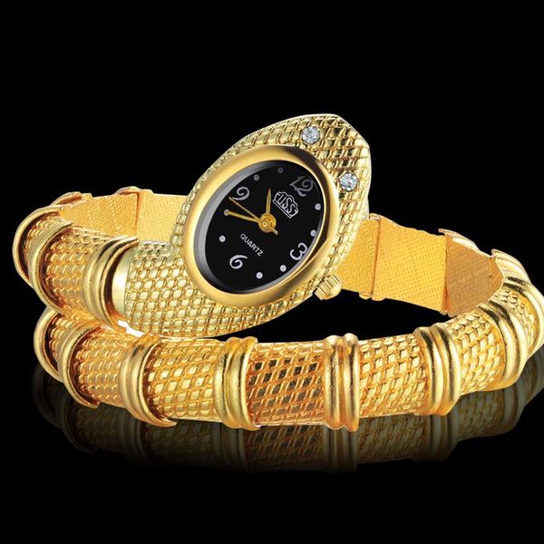 wristwatches women's snake watch luxury gold watches quartz bracelet fashion ladies clock montre femme relogio, Slivery;brown
wristwatches women's snake watch luxury gold watches quartz bracelet fashion ladies clock montre femme relogio, Slivery;brown