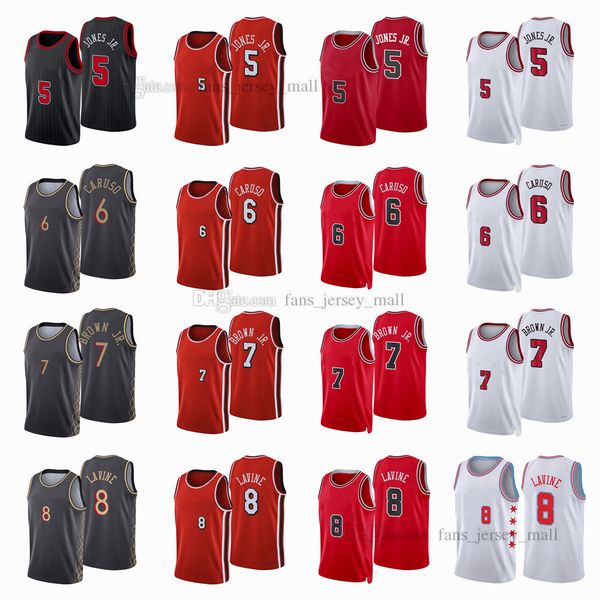 printed city basketball jerseys zach 8 lavine alex 6 caruso troy 7 brown derrick 5 jones color white red black, Black;red
printed city basketball jerseys zach 8 lavine alex 6 caruso troy 7 brown derrick 5 jones color white red black, Black;red