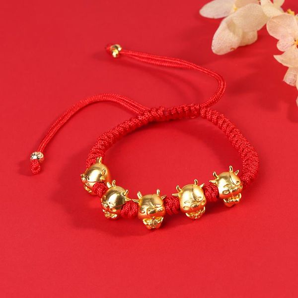 bangle mascot five fortunes golden cow red string bracelet 2021 chinese ox year bring wealth lucky good blessing bracelets, Black
bangle mascot five fortunes golden cow red string bracelet 2021 chinese ox year bring wealth lucky good blessing bracelets, Black