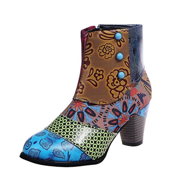 retro autumn short of women round head wholesale heel matching high ethnic style big boots ka87, Black
retro autumn short of women round head wholesale heel matching high ethnic style big boots ka87, Black