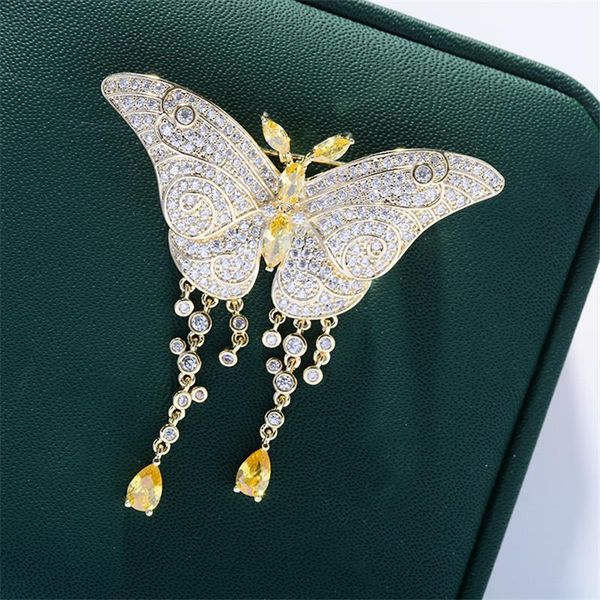 pins, brooches okily gorgeous tassels butterfly for bridal wedding accessories zirconia animal brooch pin coat sweater jewelry, Gray
pins, brooches okily gorgeous tassels butterfly for bridal wedding accessories zirconia animal brooch pin coat sweater jewelry, Gray