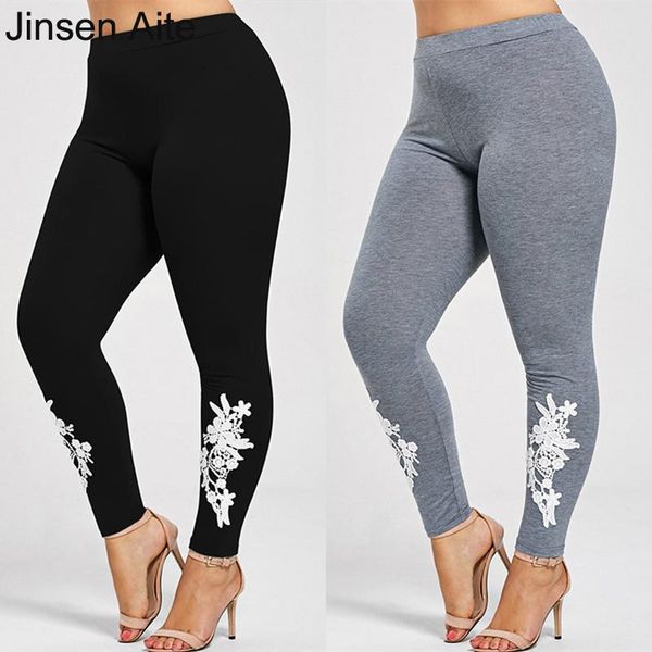 women's leggings jinsen aite plus size l-4xl elastic stretchy print flower women slim casual skinny lady cotton bottom trousers js750, Black
women's leggings jinsen aite plus size l-4xl elastic stretchy print flower women slim casual skinny lady cotton bottom trousers js750, Black