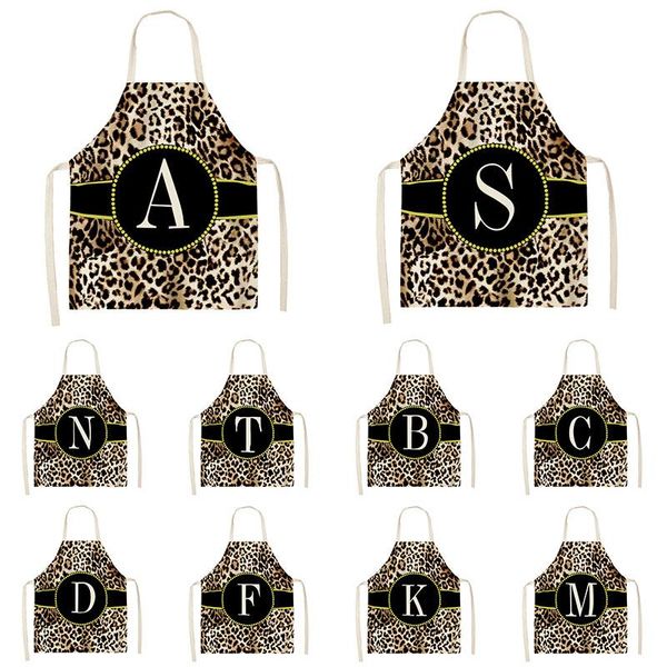 aprons leopard letter pattern kitchen apron 53x65cm for woman sleeveless cotton linen cooking waterproof home cleaning tools
aprons leopard letter pattern kitchen apron 53x65cm for woman sleeveless cotton linen cooking waterproof home cleaning tools
