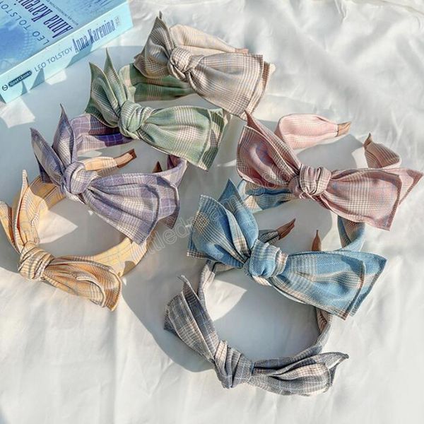 fashion women headband classic plaid hairband big double layer bowknot turban hair accessories, Silver
fashion women headband classic plaid hairband big double layer bowknot turban hair accessories, Silver