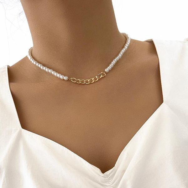 chokers aprilwell pearl choker necklace for women lady trendy collar 2021 aesthetic jewelry gift e girl friend, Golden;silver
chokers aprilwell pearl choker necklace for women lady trendy collar 2021 aesthetic jewelry gift e girl friend, Golden;silver