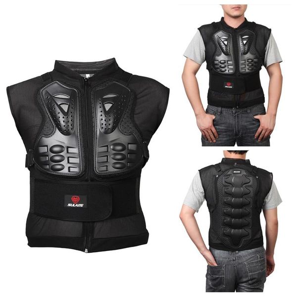 back support sulaite motorcycle armor protective vest eva pad snowboard hockey sports sleeveless jackets protection windbreaker, Black;blue
back support sulaite motorcycle armor protective vest eva pad snowboard hockey sports sleeveless jackets protection windbreaker, Black;blue