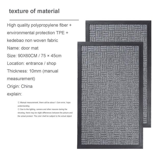 carpets floor mat, multipurpose anti-slip rectangular carpet ground mat foot pad for entryway office market, gray/brown/wine red/black
carpets floor mat, multipurpose anti-slip rectangular carpet ground mat foot pad for entryway office market, gray/brown/wine red/black