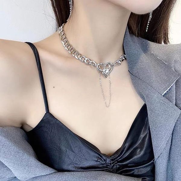 chokers cosyoo fashion hip-hop adjustable heart necklace chain personality clavicle choker women party accessories, Golden;silver
chokers cosyoo fashion hip-hop adjustable heart necklace chain personality clavicle choker women party accessories, Golden;silver