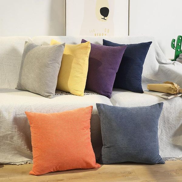 cushion/decorative pillow supersoft corduroy velvet cushion cover home decor covers plain striped throw case for sofa bed living room decora
cushion/decorative pillow supersoft corduroy velvet cushion cover home decor covers plain striped throw case for sofa bed living room decora