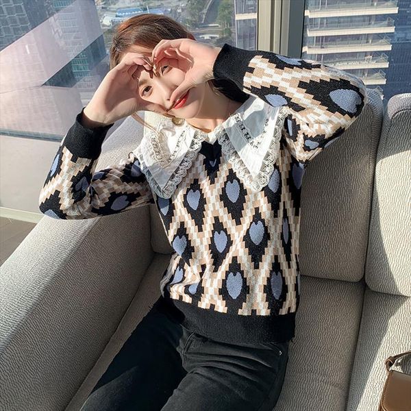 womens loose clothing autumn and women sweater winter korean version lazy style with base coat inside, White;black
womens loose clothing autumn and women sweater winter korean version lazy style with base coat inside, White;black