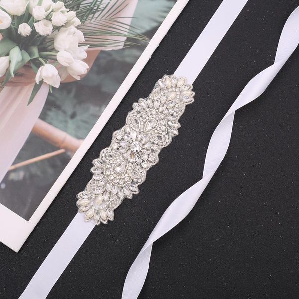 wedding sashes sesthfar bridal sash ribbon sparkly rhinestone belts for evenning dress plus size diamond belt applique, White
wedding sashes sesthfar bridal sash ribbon sparkly rhinestone belts for evenning dress plus size diamond belt applique, White