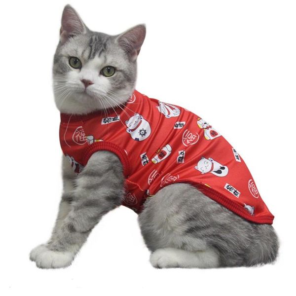 dog apparel spring and summer printing pattern cat vest polyester cats s/m/l/xl clothes
dog apparel spring and summer printing pattern cat vest polyester cats s/m/l/xl clothes
