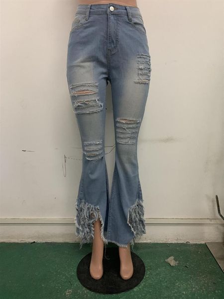 women's jeans echoine denim flare pants hollow out ripped fringe ruffle high waist bodycon hole women trousers club outfits, Blue
women's jeans echoine denim flare pants hollow out ripped fringe ruffle high waist bodycon hole women trousers club outfits, Blue