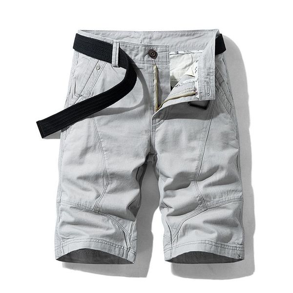 men's shorts summer casual loose fit cotton knee length cargo men solid vintage washed pockets workwear, White;black
men's shorts summer casual loose fit cotton knee length cargo men solid vintage washed pockets workwear, White;black