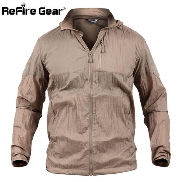 men's jackets refire gear lightweight tactical skin jacket men summer waterproof camouflage army military hooded windbreaker rain coat, Black;brown
men's jackets refire gear lightweight tactical skin jacket men summer waterproof camouflage army military hooded windbreaker rain coat, Black;brown