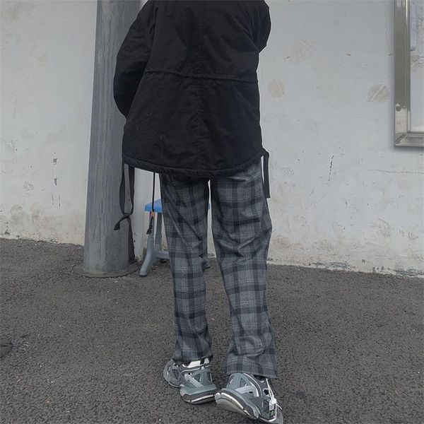 women's pants & capris vintage plaid high waist women spring autumn korean oversize wide leg harajuku loose trousers casual, Black;white
women's pants & capris vintage plaid high waist women spring autumn korean oversize wide leg harajuku loose trousers casual, Black;white