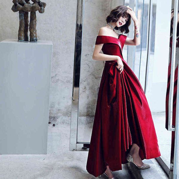 prom luxury boutique occasion dresses bridal toast 2021 summer style elegant and simple temperament one shoulder slim red evening, Black
prom luxury boutique occasion dresses bridal toast 2021 summer style elegant and simple temperament one shoulder slim red evening, Black