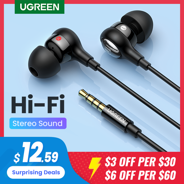 ugreen aux earbuds earphones 3.5mm usb type c wired headphones noise isolating volume control microphone for android mp3/mp4
ugreen aux earbuds earphones 3.5mm usb type c wired headphones noise isolating volume control microphone for android mp3/mp4