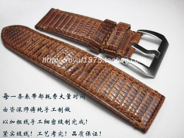 watch bands 22 mm man universal genuine leather hand stitching vintage straps lizard skin watchbands for high-end watches, Black;brown
watch bands 22 mm man universal genuine leather hand stitching vintage straps lizard skin watchbands for high-end watches, Black;brown