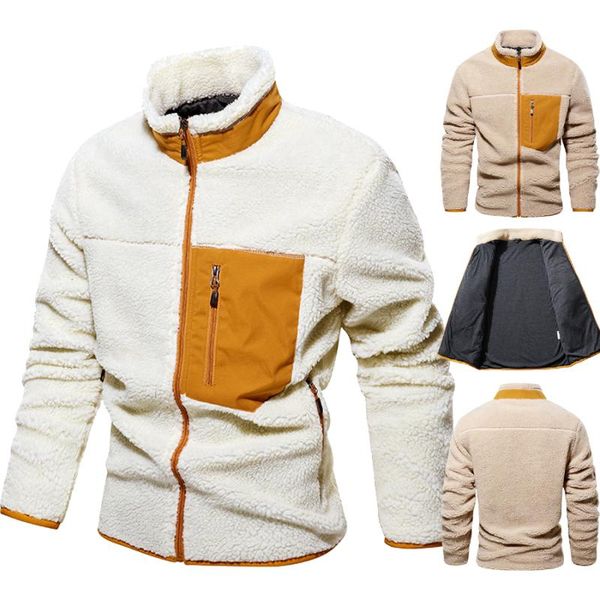men's jackets 2021 design arrive autumn winter sports outerwear mens stand collar lamb wool warm jacket male casual coat -5xl, Black;brown
men's jackets 2021 design arrive autumn winter sports outerwear mens stand collar lamb wool warm jacket male casual coat -5xl, Black;brown