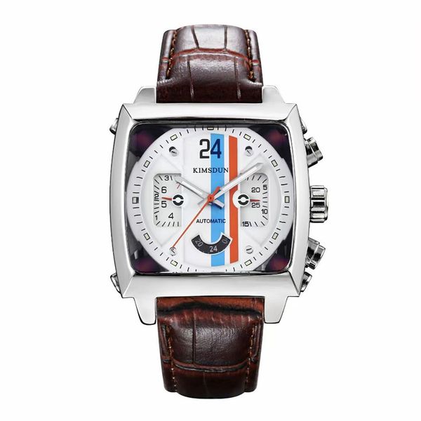 2021luxury new kimdun standard luxury men's watch popular multifunctional leisure mechanical night watch with sports waterproof, Slivery;brown
2021luxury new kimdun standard luxury men's watch popular multifunctional leisure mechanical night watch with sports waterproof, Slivery;brown