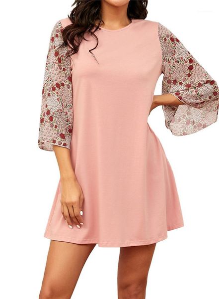 half sleeve womens dresses casual females spring summer dresses floral print panelled womens designer dresses fashion crew neck, Black;gray
half sleeve womens dresses casual females spring summer dresses floral print panelled womens designer dresses fashion crew neck, Black;gray