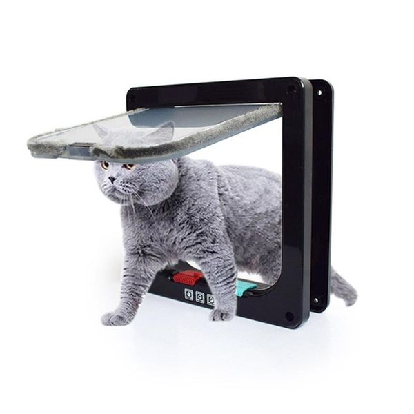 cat carriers,crates & houses flap door with 4 way lock security for kitten puppy pets plastic animal small dog gate kit pet supplies
cat carriers,crates & houses flap door with 4 way lock security for kitten puppy pets plastic animal small dog gate kit pet supplies