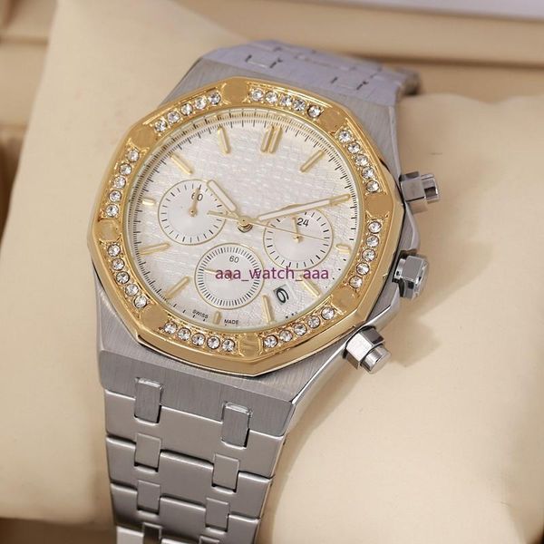 all the subdials work leisure crime watch stainless steel quartz watch watch brandset auger watches 152534, Slivery;brown
all the subdials work leisure crime watch stainless steel quartz watch watch brandset auger watches 152534, Slivery;brown
