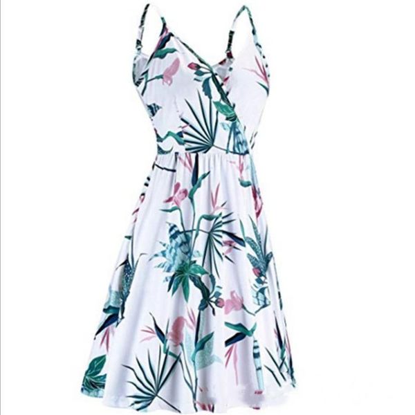 casual dresses women's clothing summer v-neck printing folds sling swing dress, Black;gray
casual dresses women's clothing summer v-neck printing folds sling swing dress, Black;gray