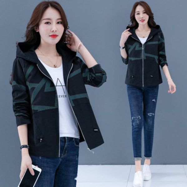 women's trench coats coat for women casual jacket fashion retro temperament commute autumn europe america loose short thin section hood, Tan;black
women's trench coats coat for women casual jacket fashion retro temperament commute autumn europe america loose short thin section hood, Tan;black