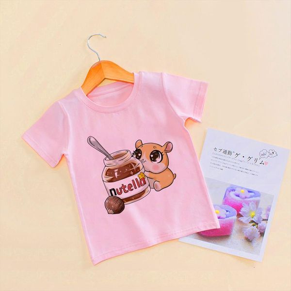 fashion kids t shirt for boys round neck pink girls fun chocolate sauce children clothes 8 to 1, Blue
fashion kids t shirt for boys round neck pink girls fun chocolate sauce children clothes 8 to 1, Blue