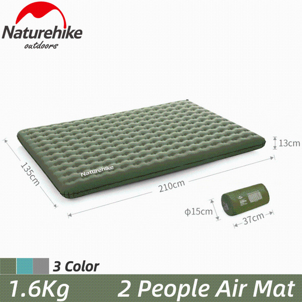 naturehike tpu double inflatable mattress 13cm thicken sleeping mat waterproof portable camping travel picnic moisture-proof pad
naturehike tpu double inflatable mattress 13cm thicken sleeping mat waterproof portable camping travel picnic moisture-proof pad
