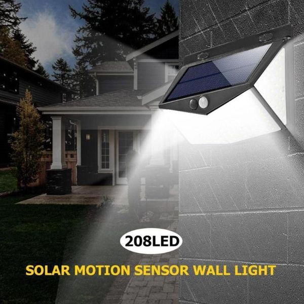 solar lamps four sides emitting 208 led lights outdoor 3 garden sensor light modes powered for patio wall motion lamp k4y4
solar lamps four sides emitting 208 led lights outdoor 3 garden sensor light modes powered for patio wall motion lamp k4y4