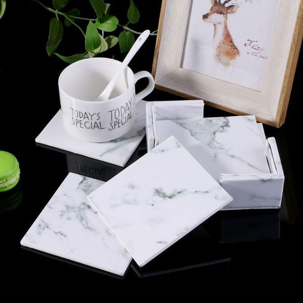mats & pads 6pcs/set marble leather round square drink coasters placemat cup mat pad holder kitchen tableware drop
mats & pads 6pcs/set marble leather round square drink coasters placemat cup mat pad holder kitchen tableware drop