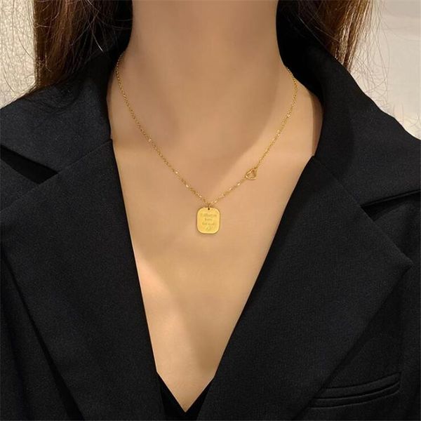 yeyulin square pendant letter necklace for women men gold color square alphabet charm water-wave chain dropshipping jewelry, Silver
yeyulin square pendant letter necklace for women men gold color square alphabet charm water-wave chain dropshipping jewelry, Silver