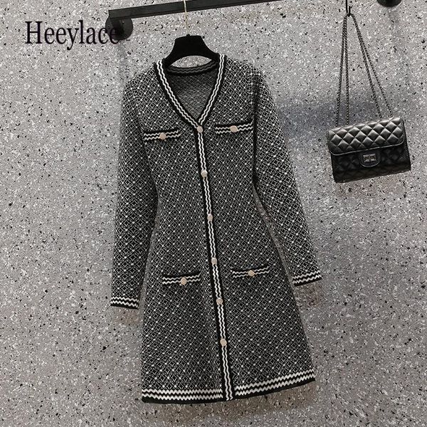 casual dresses plus size autumn winter warm knitted sweater 4xl french vintage v neck long sleeve high waist a-line vestido de fiesta, Black;gray
casual dresses plus size autumn winter warm knitted sweater 4xl french vintage v neck long sleeve high waist a-line vestido de fiesta, Black;gray