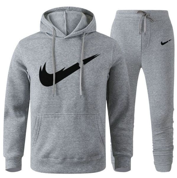 2021 tracksuit men's set spring autumn sport suit male plus cotton thick hoodies+ pants warm sweatshirt autumn sportswear sale, Gray
2021 tracksuit men's set spring autumn sport suit male plus cotton thick hoodies+ pants warm sweatshirt autumn sportswear sale, Gray