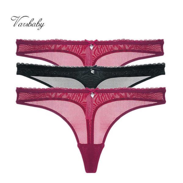 varsbaby thong transparent underwear solid see-through briefs low-rise g-string s-2xl panties 3pcs/lots 210720, Black;pink
varsbaby thong transparent underwear solid see-through briefs low-rise g-string s-2xl panties 3pcs/lots 210720, Black;pink