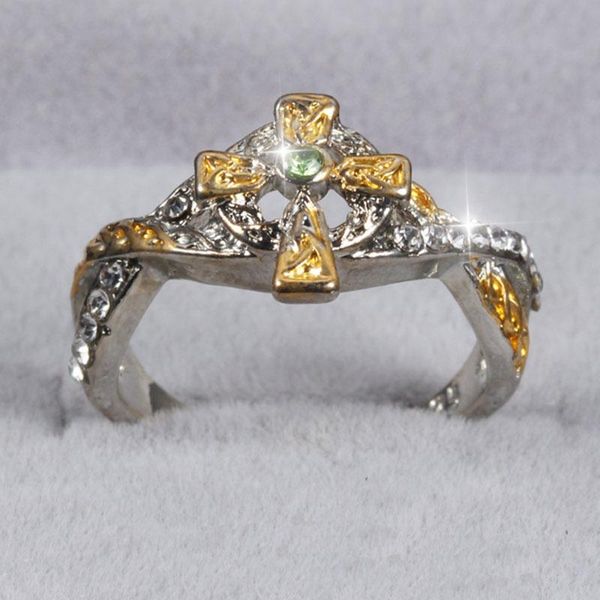 cluster rings creative gold cross for women 2021 fashion green cubic zirconia finger ring two-tone plated wedding jewelry gifts, Golden;silver
cluster rings creative gold cross for women 2021 fashion green cubic zirconia finger ring two-tone plated wedding jewelry gifts, Golden;silver