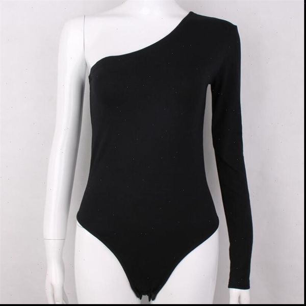 black one shoulder basic bodysuit rib knit elegant women autumn bodysuits 2021 fashion long sleeve skinny bodysuit, Black;white
black one shoulder basic bodysuit rib knit elegant women autumn bodysuits 2021 fashion long sleeve skinny bodysuit, Black;white