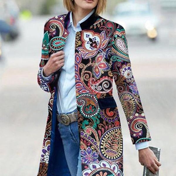women's jackets kalenmos retro print slim women jacket stand-up collar single-breasted casual coats 2021 fall fashion long-sleeved card, Black;brown
women's jackets kalenmos retro print slim women jacket stand-up collar single-breasted casual coats 2021 fall fashion long-sleeved card, Black;brown