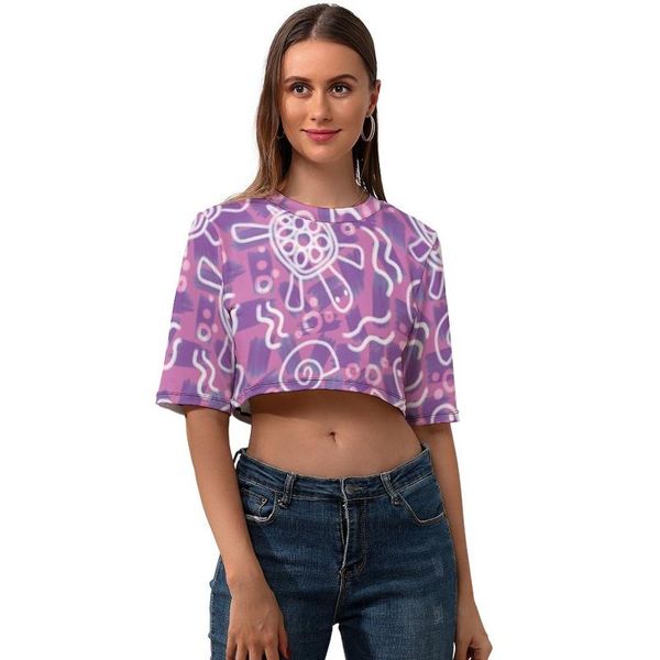 women's t-shirt turtle crop t shirt pattern women fashion street wear short sleeve o neck polyester tee, White
women's t-shirt turtle crop t shirt pattern women fashion street wear short sleeve o neck polyester tee, White