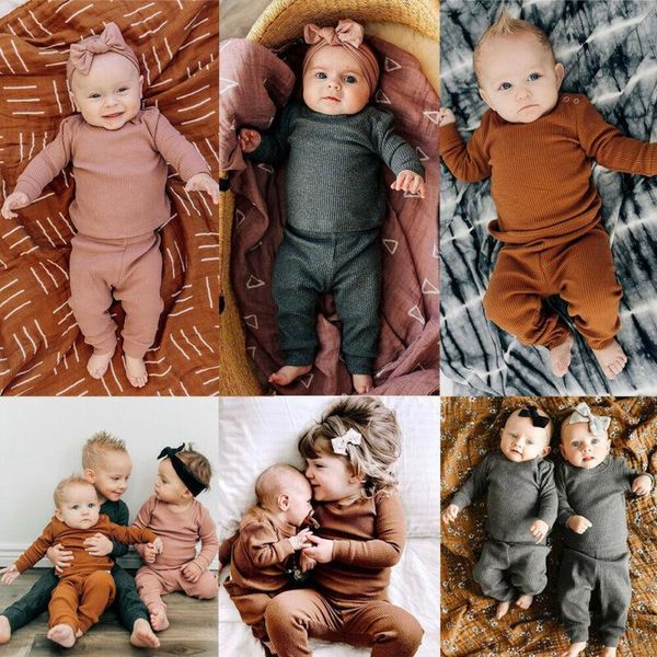 toddler kids baby girl boy cotton sets fall clothes long sleeve shirts+pants solid outfits active baby tracksuits 0-24m, White
toddler kids baby girl boy cotton sets fall clothes long sleeve shirts+pants solid outfits active baby tracksuits 0-24m, White