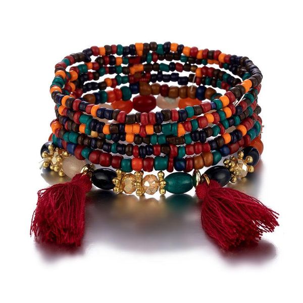 charm bracelets bohemian style and women's stone bead set with colored gemstones long, Golden;silver
charm bracelets bohemian style and women's stone bead set with colored gemstones long, Golden;silver