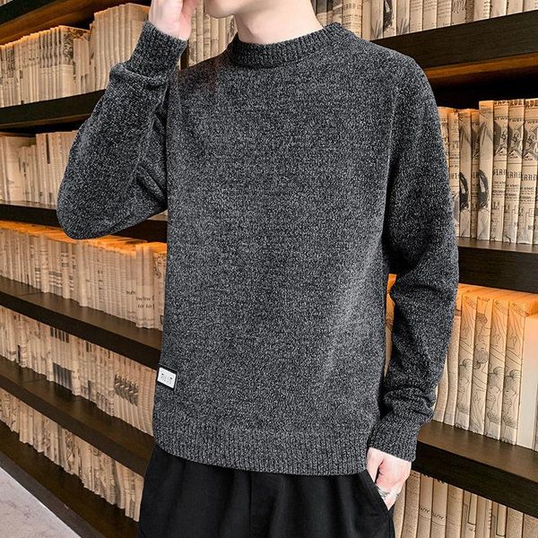 men's sweaters pullover solid color sweater oversized mens knitted men slim harajuku korean casual gary black clothing, White;black
men's sweaters pullover solid color sweater oversized mens knitted men slim harajuku korean casual gary black clothing, White;black