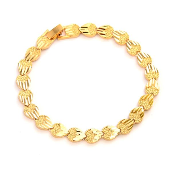 link, chain beautiful fashion elegant gold color 21cm heart for women cute bracelet bangle gorgeous jewelry, Black
link, chain beautiful fashion elegant gold color 21cm heart for women cute bracelet bangle gorgeous jewelry, Black